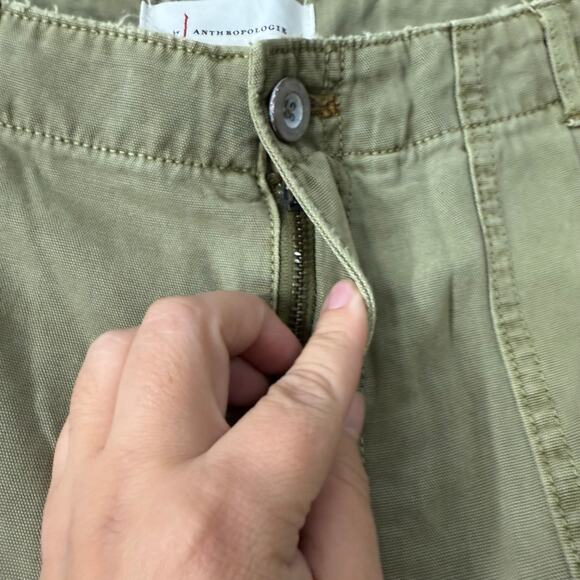 NWT Anthropologie Viana Tapered Utility Pants, Green, 29 - Picture 2 of 8